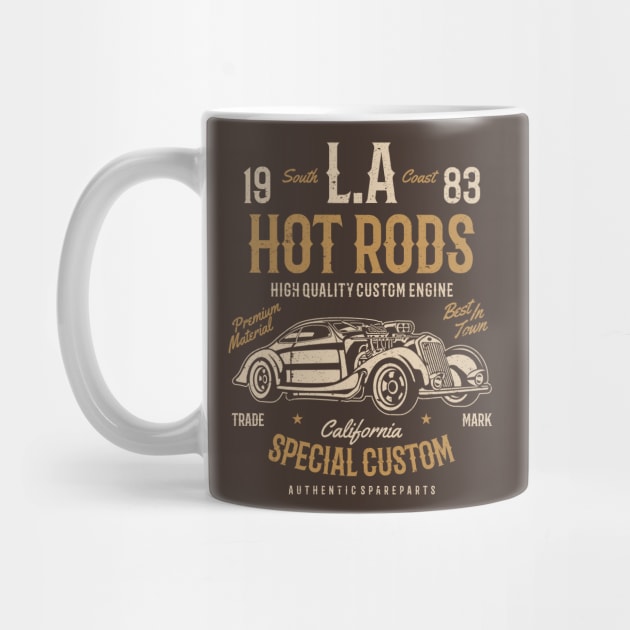 L.A. South Coast Hot Rods California Special Customs Car by JakeRhodes